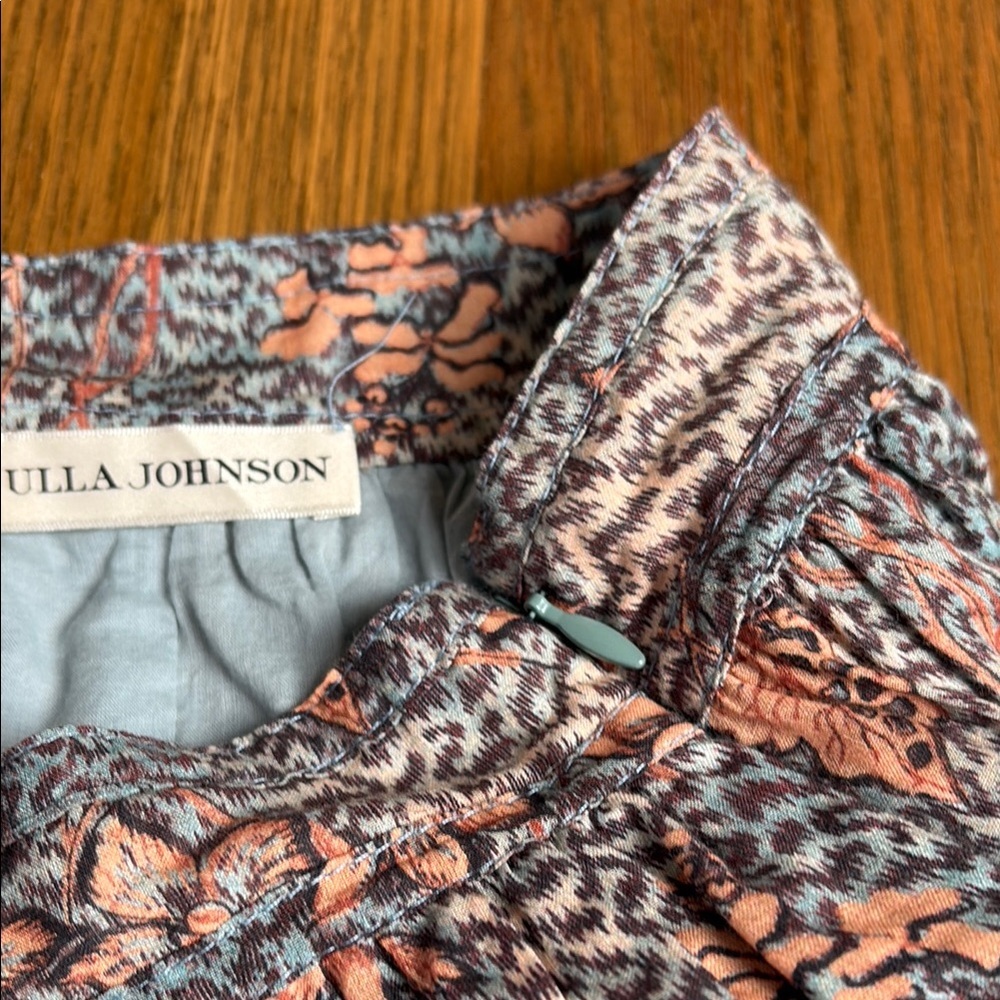 Ulla Johnson Raquel Skirt Aegean Size 6 - Picture 5 of 9